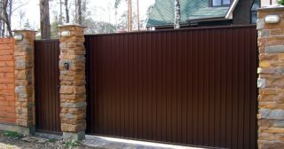 Купить откатные ворота консольные Усинск, цена от 2808 руб.