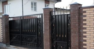 Купить распашные ворота кованные Усинск, цена от 4836 руб.